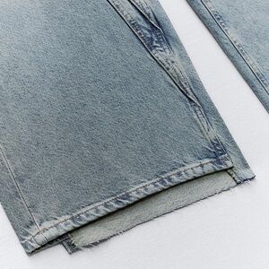 ZARA Deconstructed Wide Leg Jean